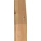 Ekena Millwork 3 1/2"W x 8"D x 12"H Merced Smooth Knee Brace, Western Red Cedar BRC04X08X12MRC00SWR - alternate 4